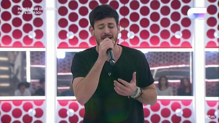 OT 2017 - Cepeda canta 'Quién' en el primer pase de micros
