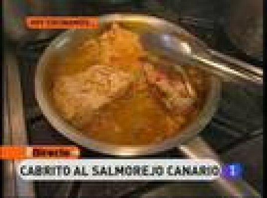 Cabrito al salmorejo canario