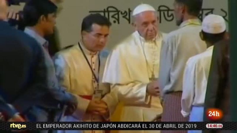 El Papa usa por primera vez el término 'rohinya' en su viaje a Asia