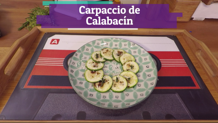 Playchez - Receta: carpaccio de calabacín - PlayChez | Ver