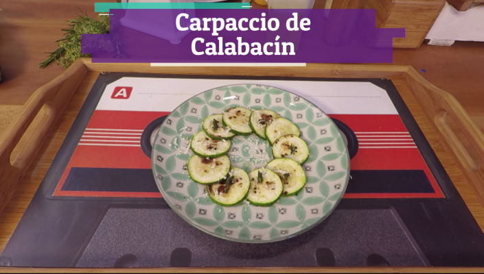 Playchez - Receta: carpaccio de calabacín - PlayChez | Ver