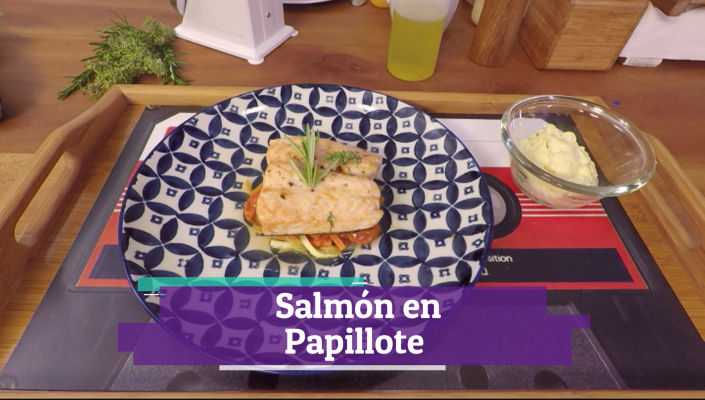 Receta: salmón en papillote