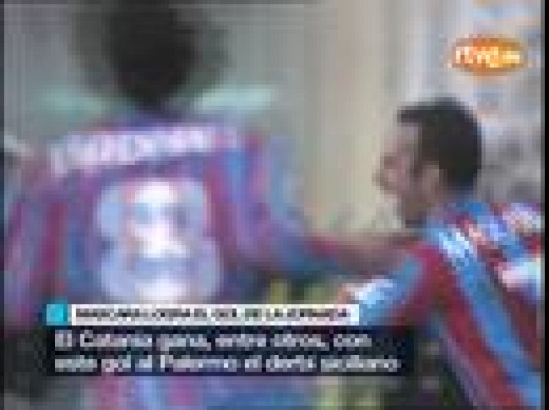 Un golazo con nombre propio, Giuseppe Mascara. El jugador del Catania consiguió meter un gol desde 50 metros ante el Palermo.