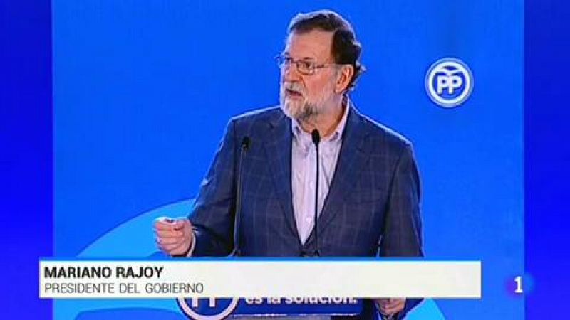 Rajoy ha estado en Mataró  acompañando al cabeza de lista del PP