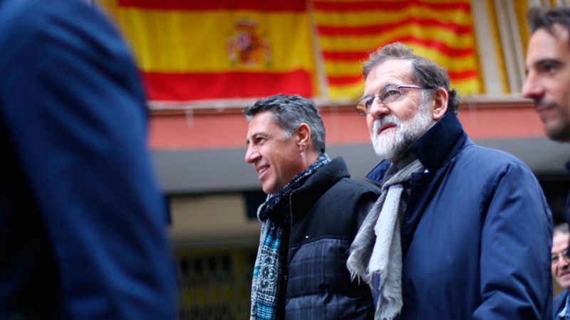 Rajoy ha estado en Mataró  acompañando al cabeza de lista del PP