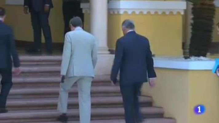 Telediario 1 - El diálogo entre en el gobierno de Venezuela y la oposición sigue adelante