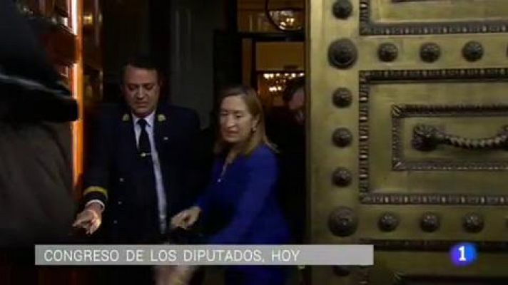 Telediario 1 - Mas de 5.600 personas  han visitado hoy el Congreso