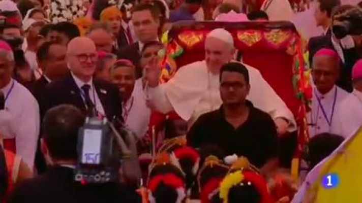 El papa asegura que su mensaje en defensa de los rohinyá llegó a todos