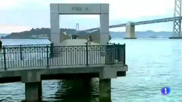 Telediario 1 - Un arma arrojadiza en política de inmigración