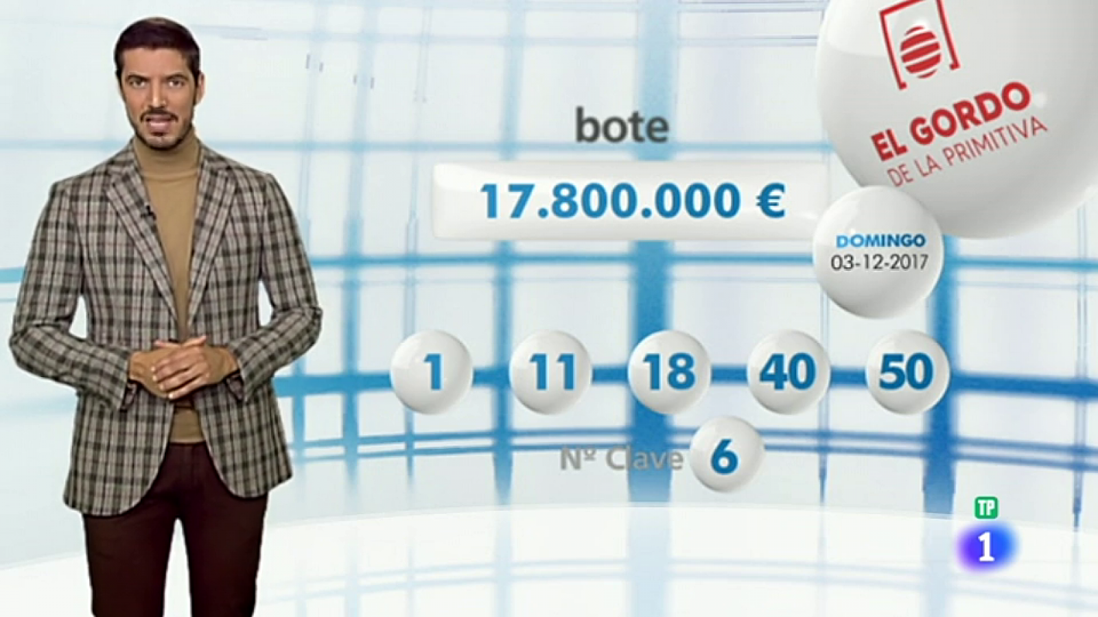 Sorteo Gordo de la Primitiva 3 de Diciembre  - RTVE.es