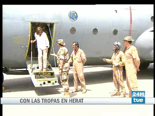  - Chacón llega a Afganistán