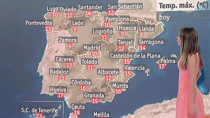 El tiempo - El Puente de la Constitución empieza con heladas y cielos despejados