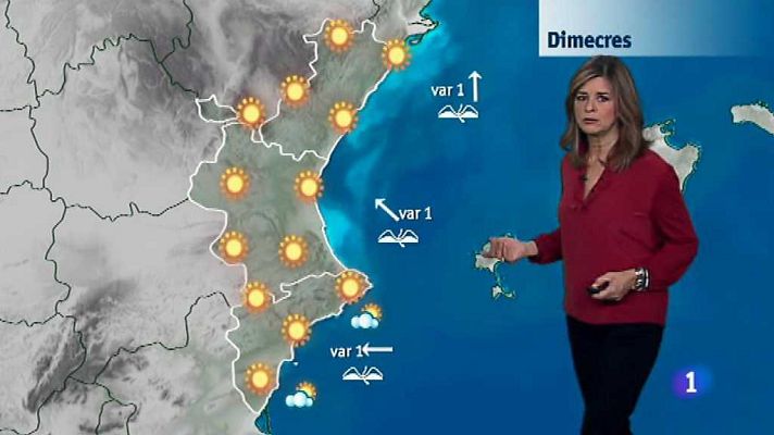 L'informatiu - Comunitat Valenciana - El tiempo en la Comunidad Valenciana - 05/12/17