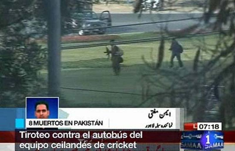 Tiroteo contra el equipo de cricket de Sri Lanka en Pakistán 