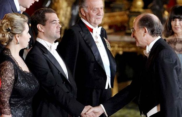 Cena de gala para Medvedev