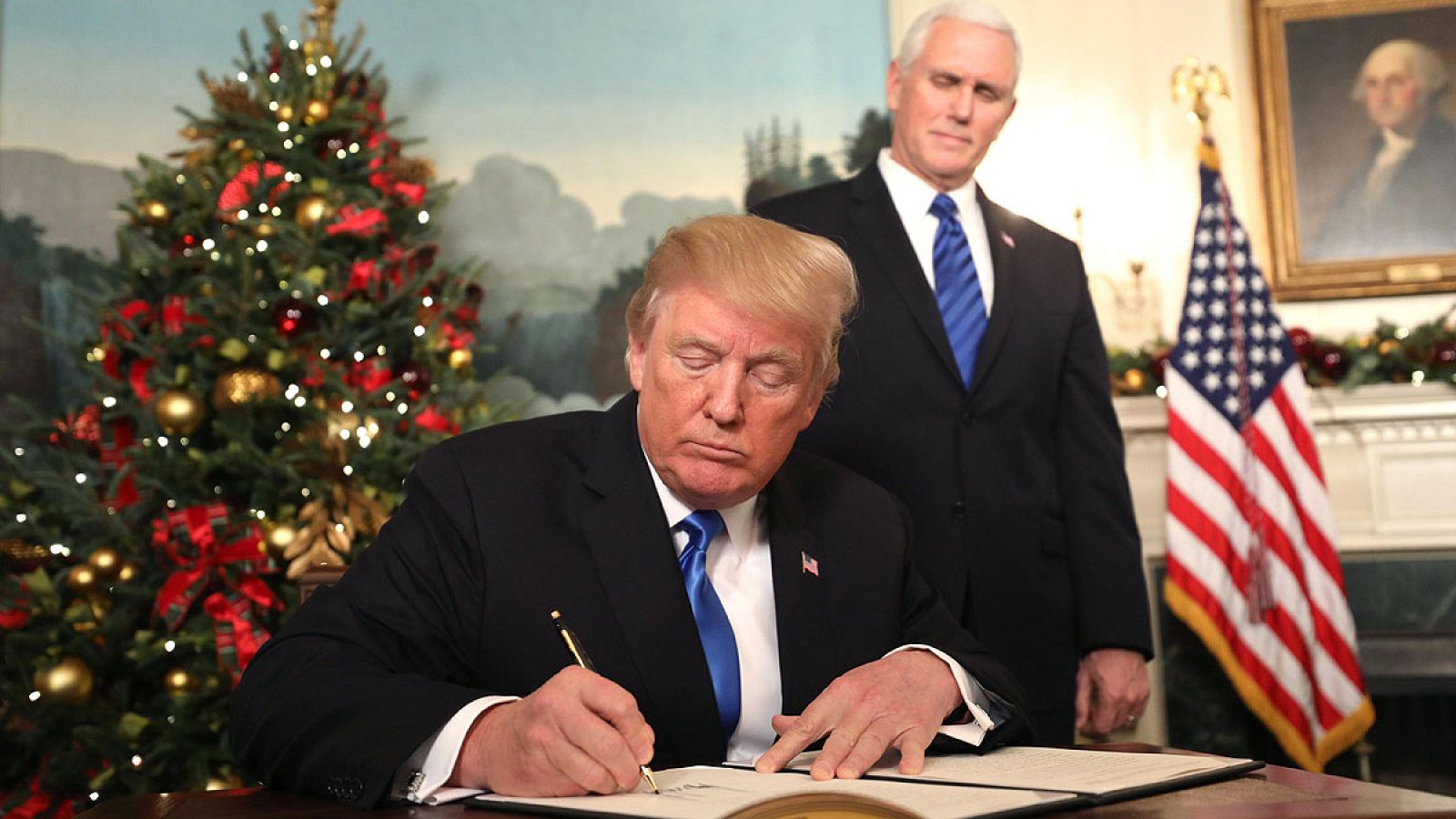 Trump afirma que sigue apostando por una solución de dos Estados | Ver