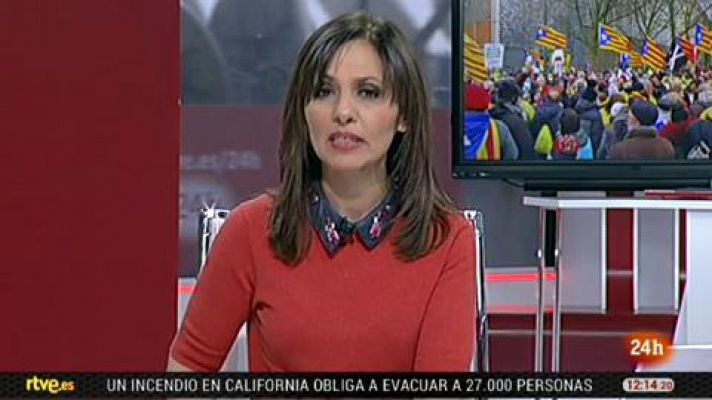  - Miles de personas marchan en Bruselas a favor de la independencia