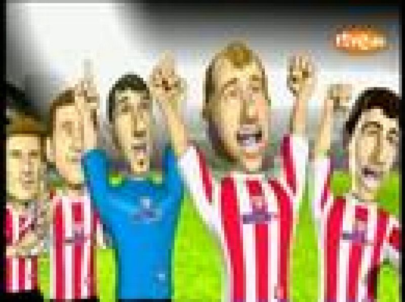 Los Athletic toons protagonizan un video de apoyo a sus jugadores de cara al partido de Copa del Rey que les enfrenta este miércoles al Sevilla.