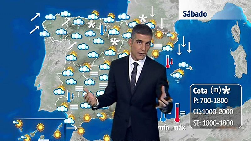 Lluvia generalizada en toda España, salvo Canarias