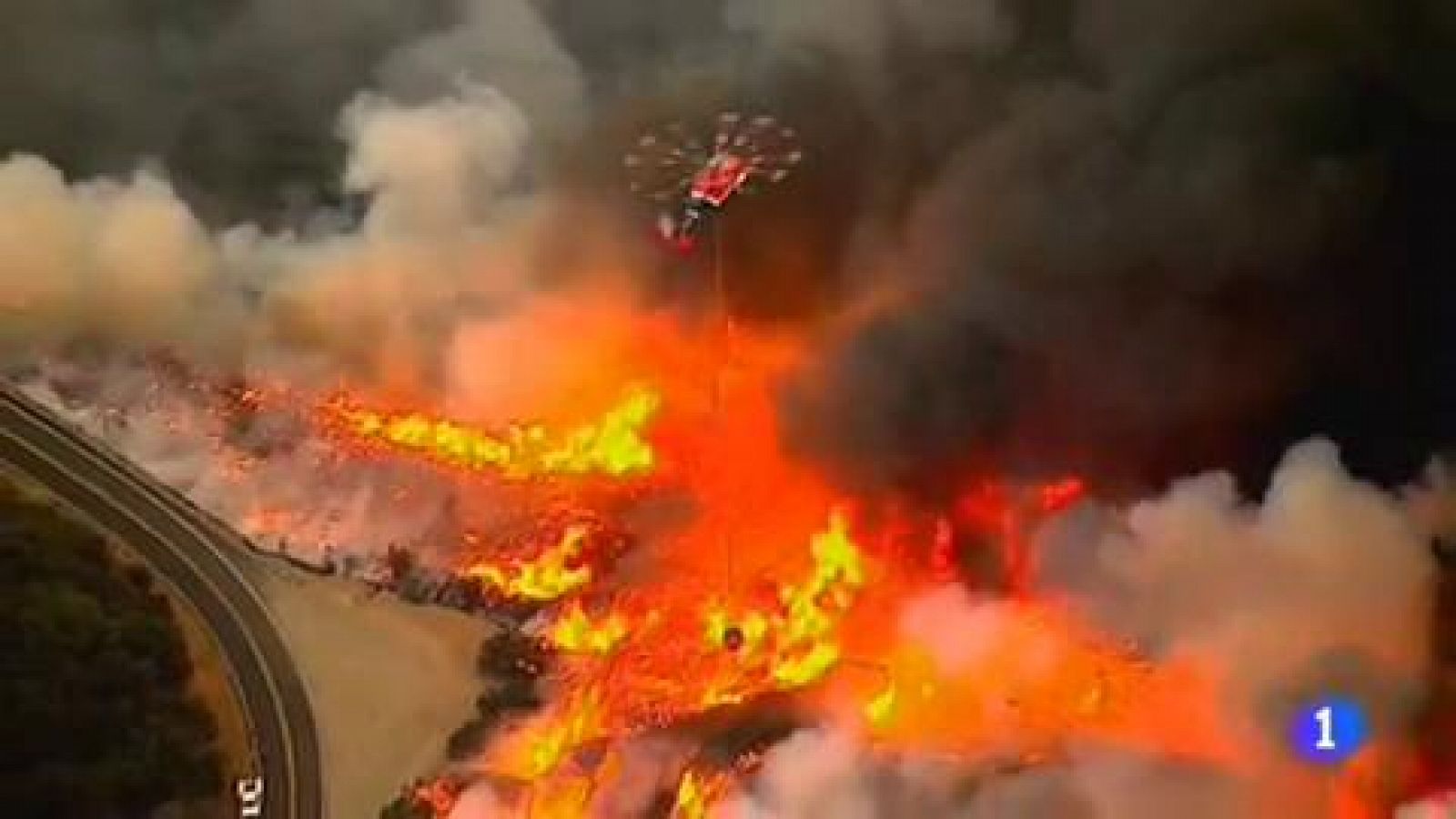 Telediario 1: Se mantiene el estado de emergencia en el sur de California | RTVE Play