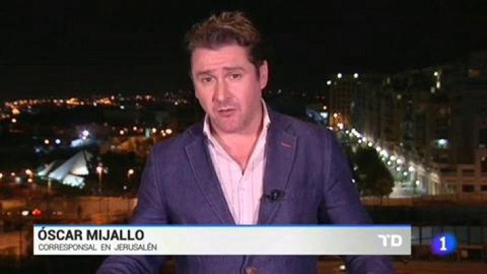 Telediario 1 - Cuatro palestinos han muerto ya, dos hoy, en las protestas por la decisión de Trump de trasladar la embajada a Jerusalén