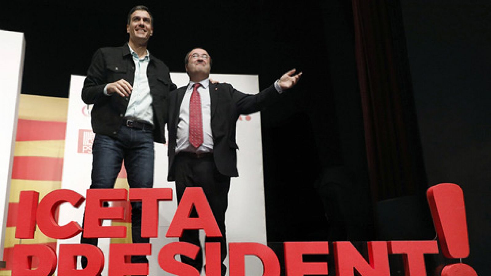 Telediario 1: Sánchez e Iceta defienden al PSC como la opción de la "concordia" | RTVE Play