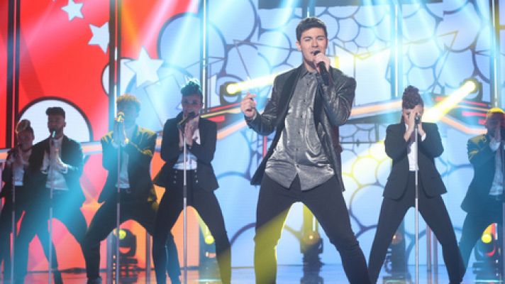 Alfred canta 'Rock with you' en la gala 7