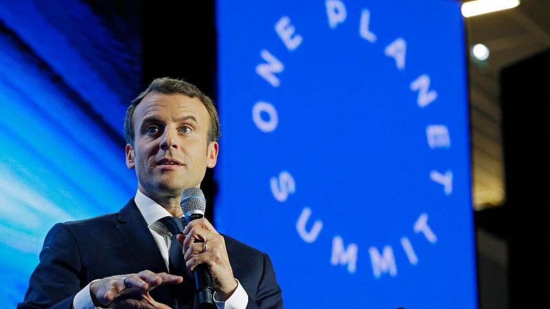 Macron reúne en París a una treintena de líderes internacionales para reafirmar la lucha contra el cambio climático