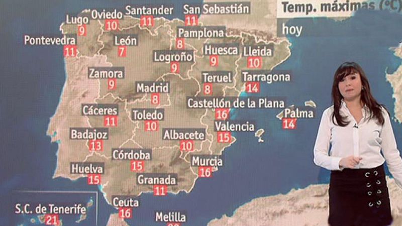 Coletazos del temporal en el norte peninsular y Canarias y bajada de temperaturas en el resto