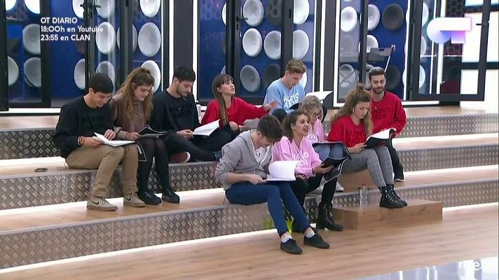 Reparto de temas para la gala 8 de OT