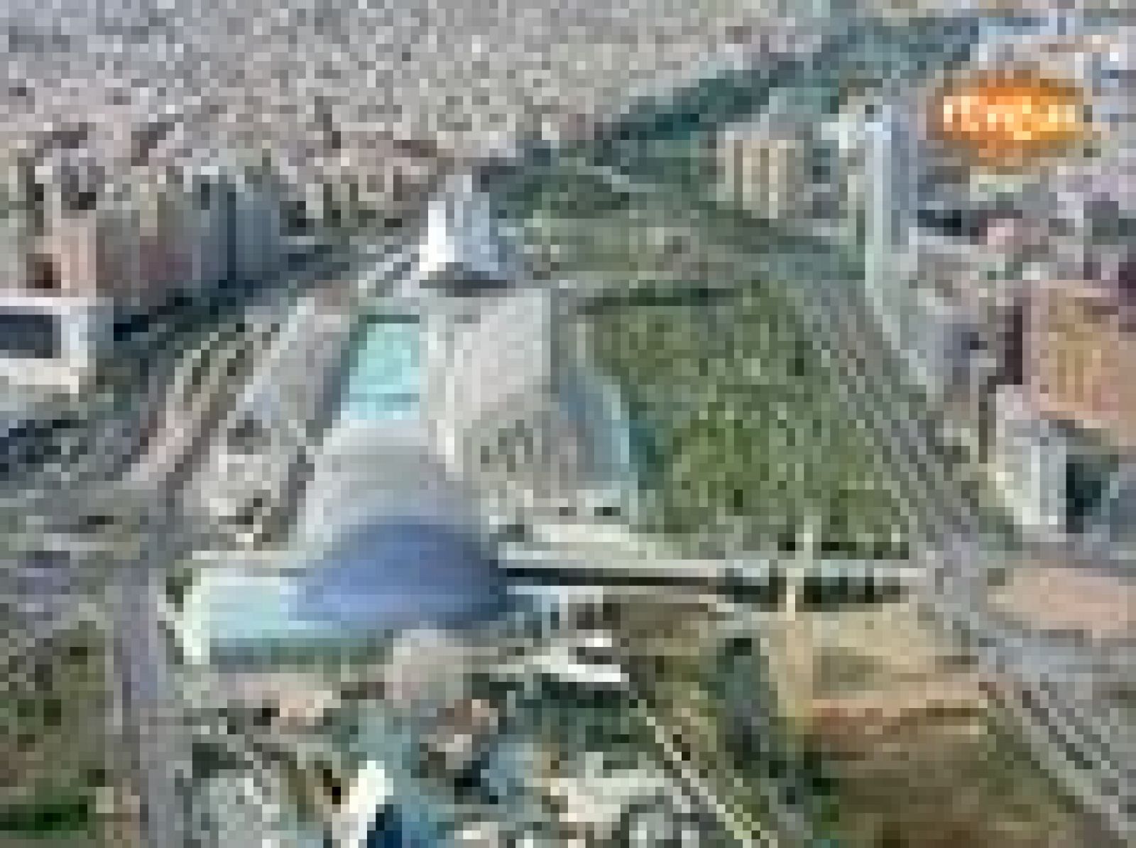 Imagen virtual que recrea el escenario del Valencia Open 500 en el Ágora de Calatrava de la Ciudad de las Artes y las Ciencias de la capital del Turia.