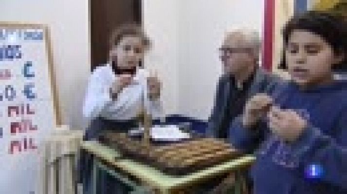 Telediario 1 - Los niños de San Ildefonso ultiman la gran función