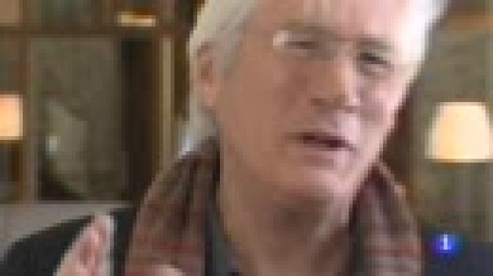 Telediario 1 - Richard Gere presenta en Madrid 'La cena'
