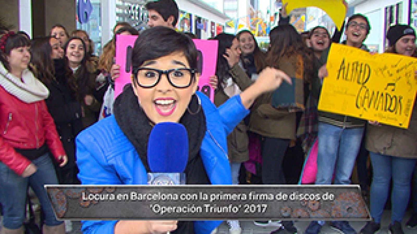 REPOR |  Alejandra no se perdió la firma de discos de 'OT 2017' ¡El fenómeno OT ha vuelto!