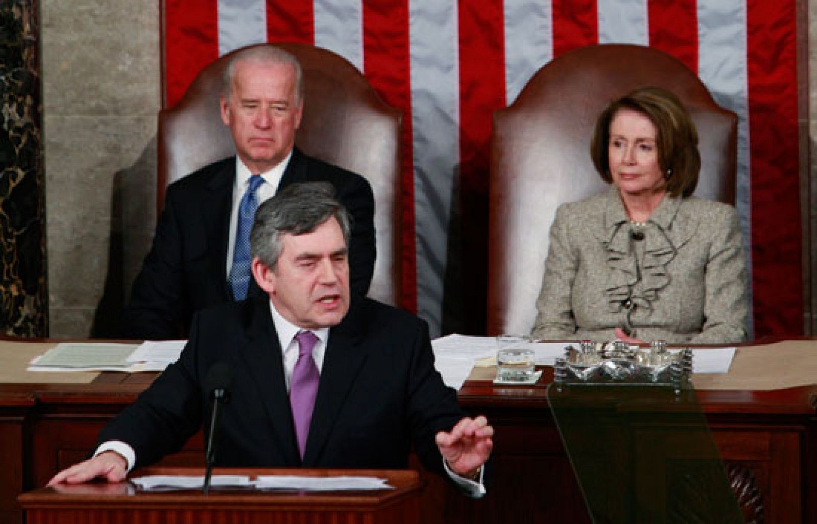 El Primer Ministro Británico ha sido el invitado de honor del Congreso norteamericano.