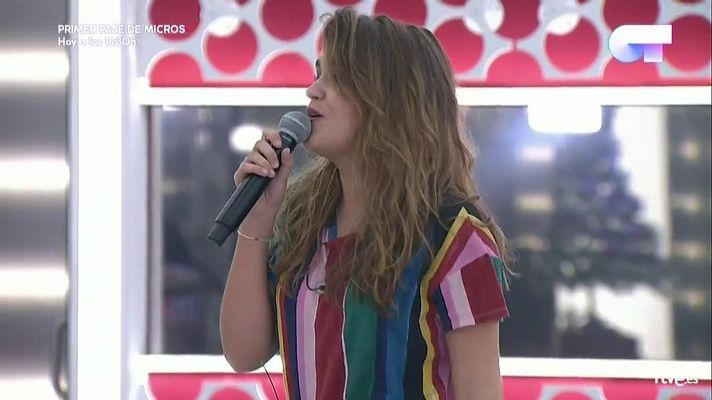 OT 2017 - Amaia canta 'Me conformo' en el primer pase de micros
