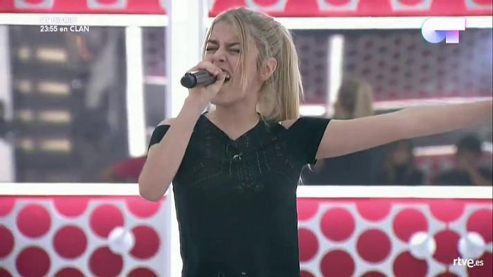 Nerea canta 'Superstar' en el primer pase de micros