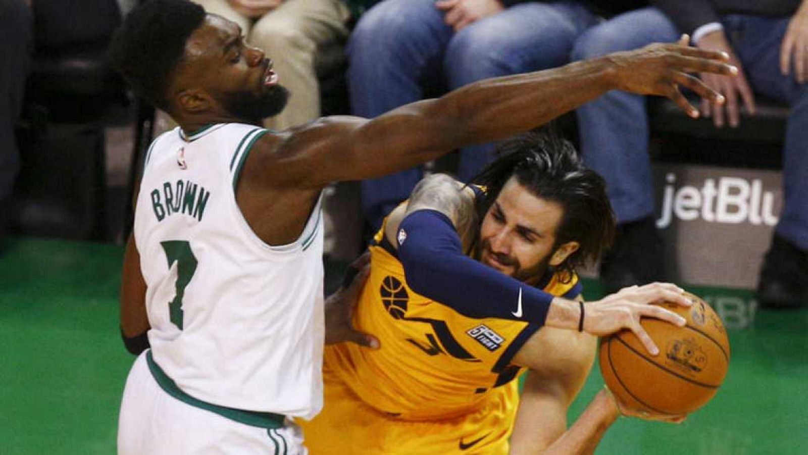 Ricky Rubio lidera el triunfo ante los Celtics 