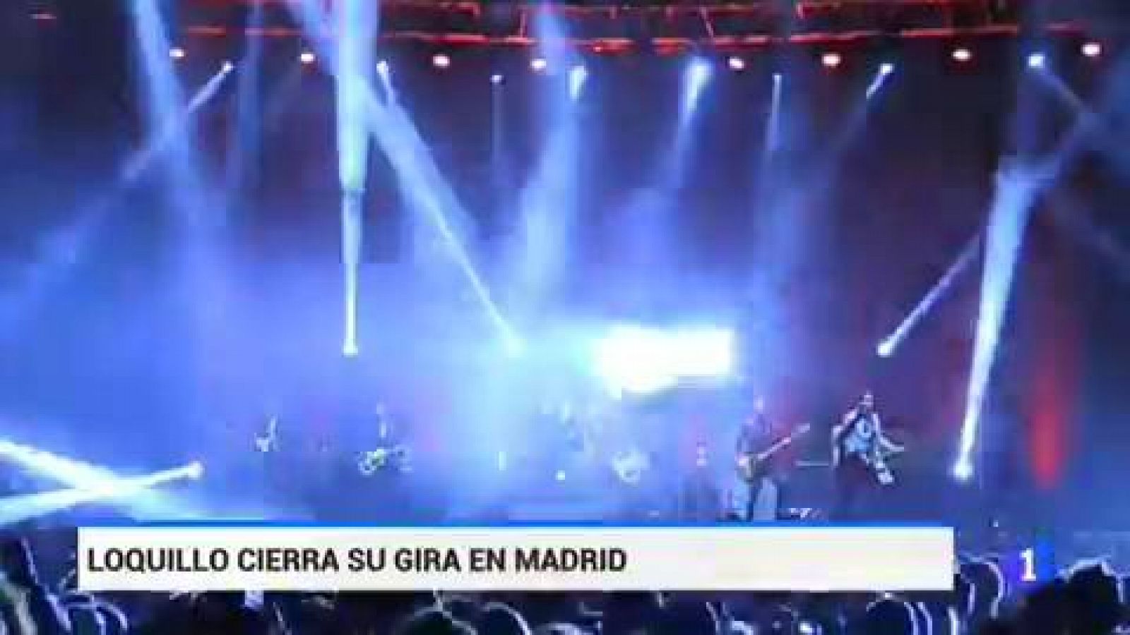 Telediario 1: Loquillo cerró anoche en Madrid su gira Salud y rock & roll | RTVE Play