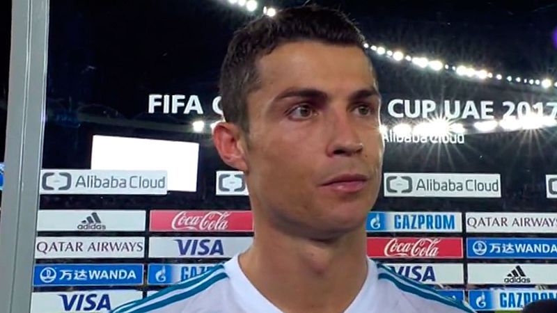Cristiano Ronaldo: "El Madrid nunca ha ganado cinco trofeos en un año"