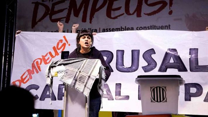 Telediario 1 - La CUP llama a votar por la "ofensiva de Estado contra la democracia"