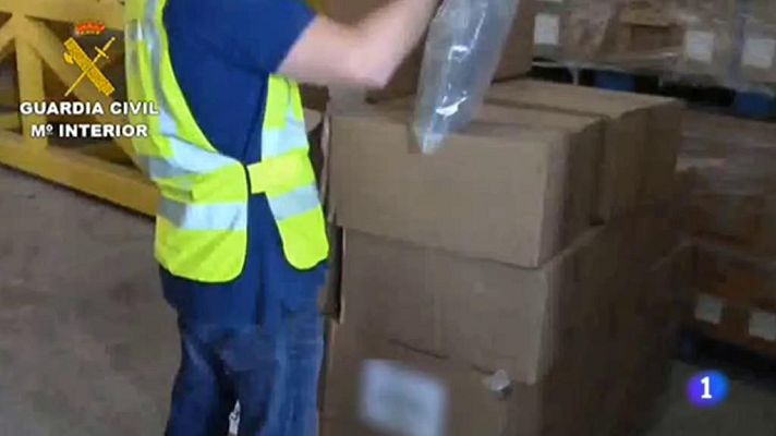 Telediario 1 - La Guardia Civil ha desmantelado una de las mayores plantaciones bajo techo de marihuana en Cataluña