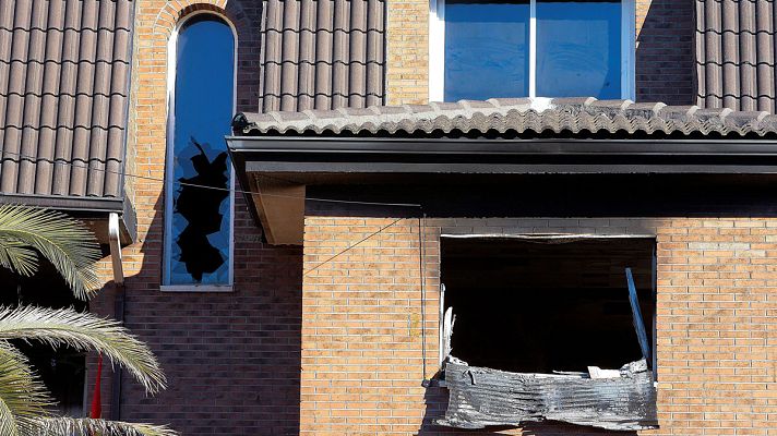 Telediario 1 - Dos muertos en el incendio de una vivienda en El Casar, Guadalajara