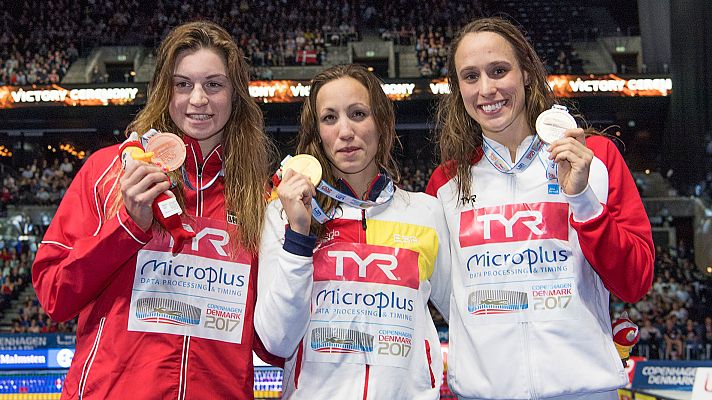 Telediario 1 - Jessica Vall, campeona de Europa de 200m braza