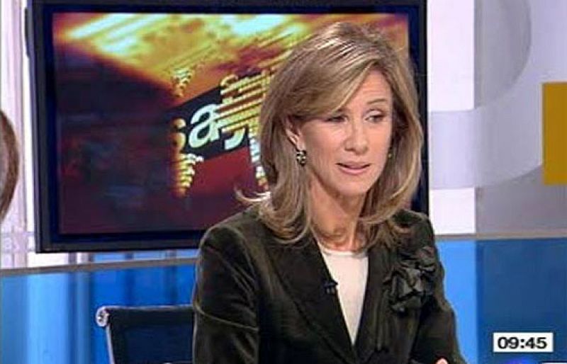 Cristina Garmendia responde a los estudiantes en 'Los Desayunos de TVE'