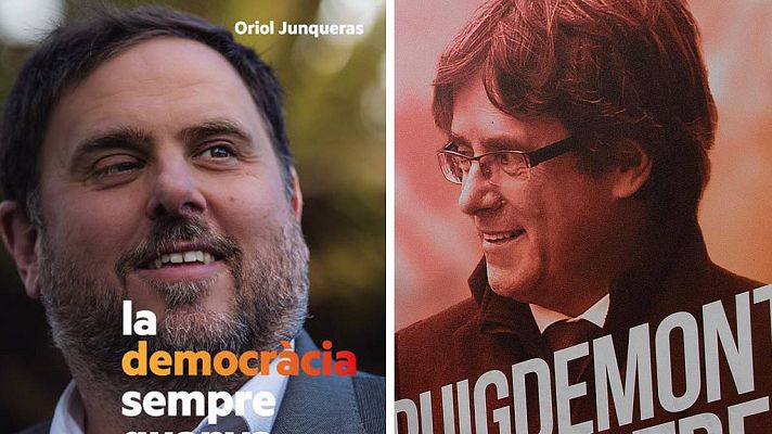 Telediario 1 - Elecciones catalanas: Puigdemont apoya a Junqueras... como vicepresidente