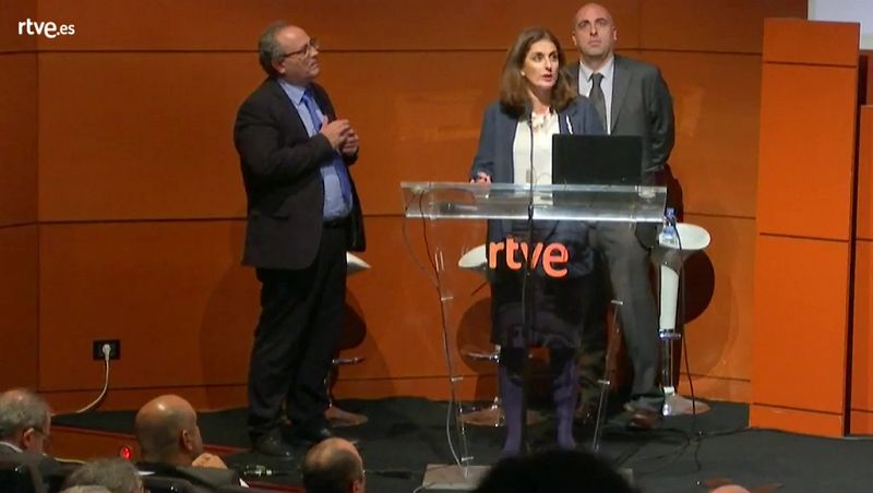 Paloma Urgorri, Esteban Mayoral y Alfonso López