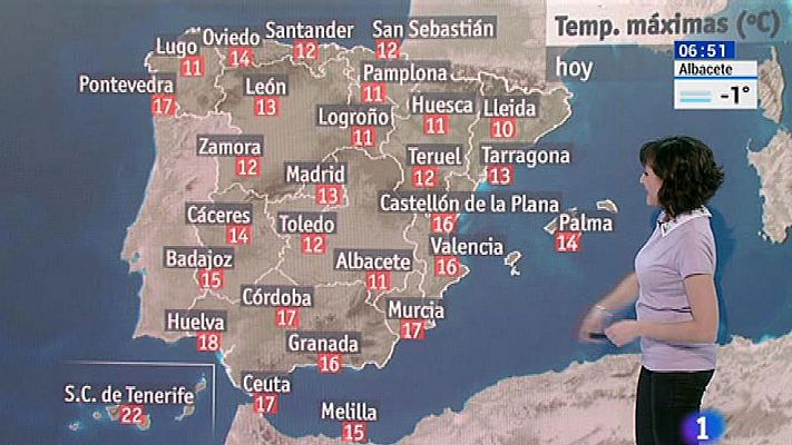 El tiempo - Lluvias en Levante y Baleares