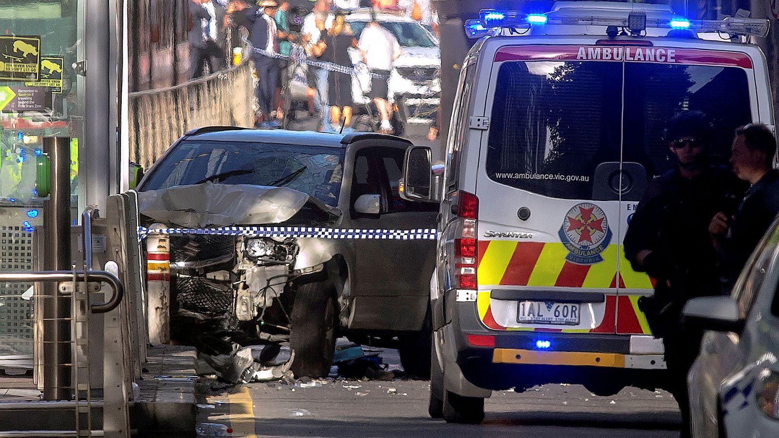 Dos detenidos por un atropello en Melbourne, Australia