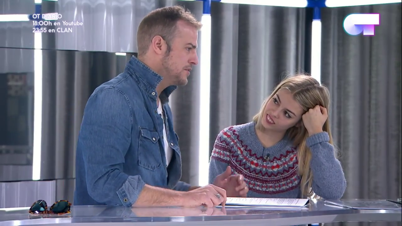 Operación Triunfo - Álex y Nerea ensayan "Vivo por ella" en la gala de Navidad